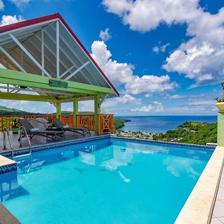 Tropical Paradise View Anse La Raye Dış mekan fotoğraf