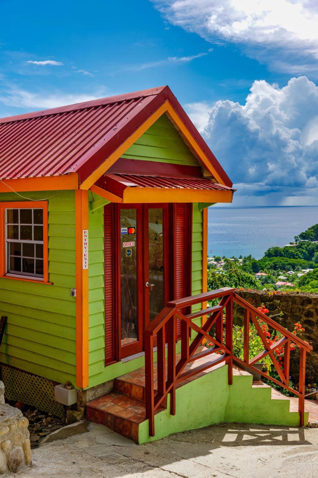 Tropical Paradise View Anse La Raye Dış mekan fotoğraf