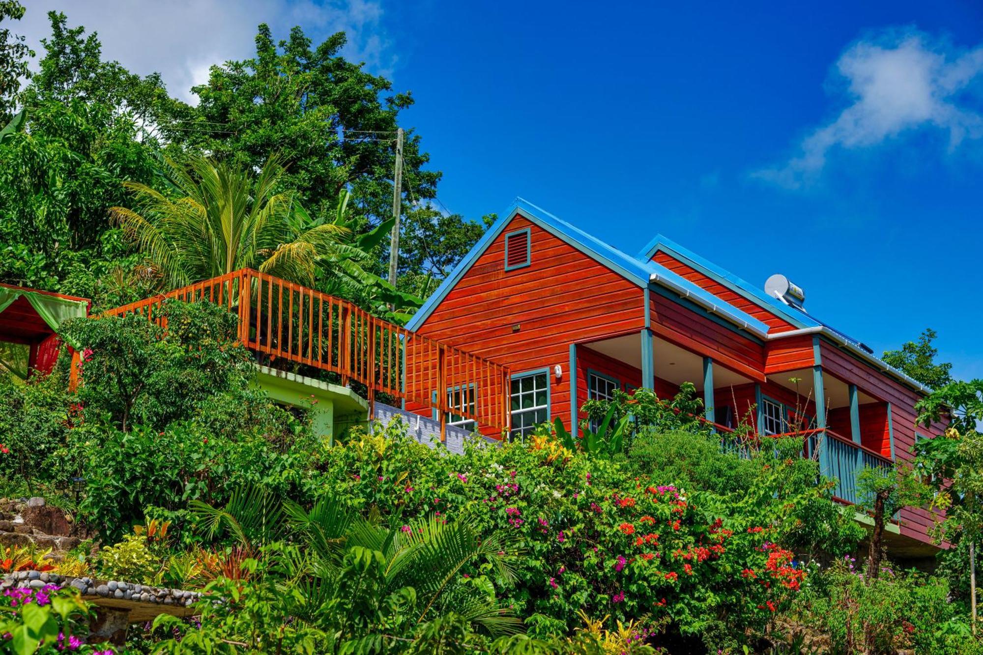 Tropical Paradise View Anse La Raye Dış mekan fotoğraf